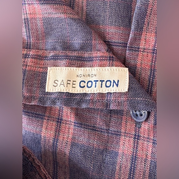 Twillory Untuckable Mens Lot Of 2 Size Medium Tailored Fit Button Shirt Plaid - Picture 10 of 13